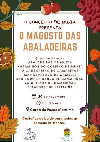 Fechas, información, programa, cartel, imágenes, mapa y ubicación de Magosto das Abaladeiras  en  Muxía