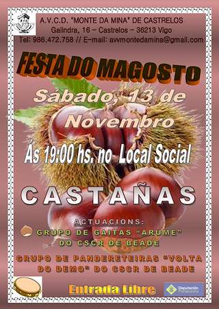 Fechas, información, programa, cartel, imágenes, mapa y ubicación de Magosto de Castrelos   en  Vigo