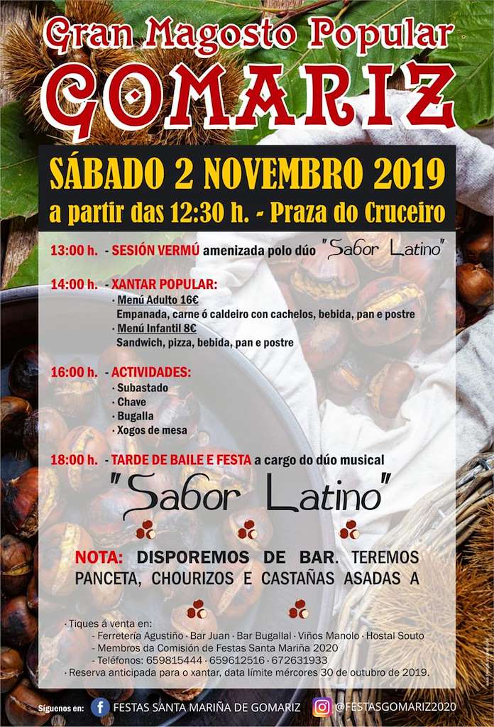 Magosto de Gomariz en Leiro
