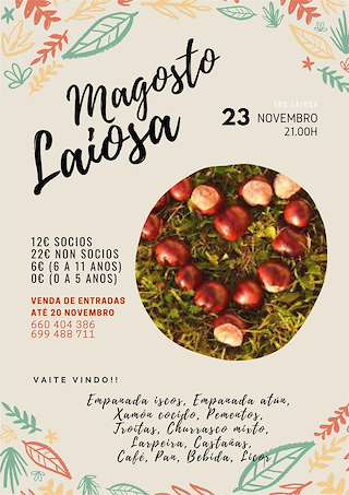 Fechas, información, programa, cartel, imágenes, mapa y ubicación de Magosto de Laiosa  en  O Incio