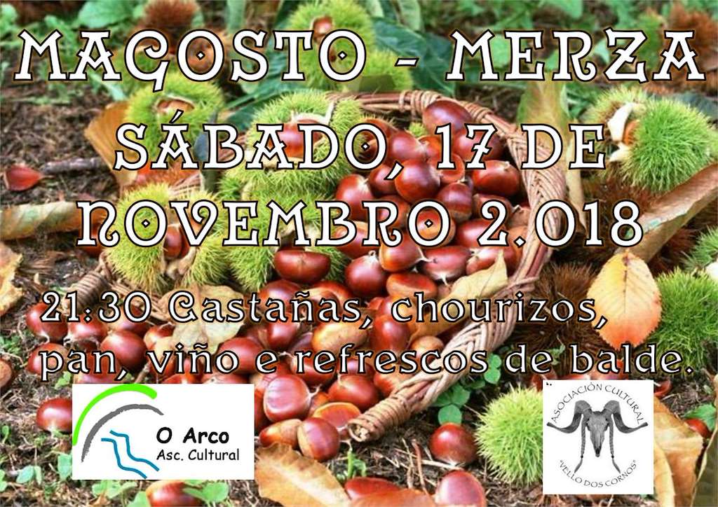 Magosto de Merza  en Vila de Cruces