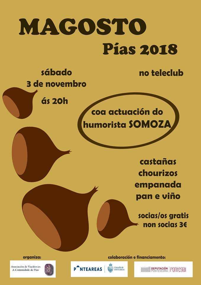 Magosto de Pías en Ponteareas
