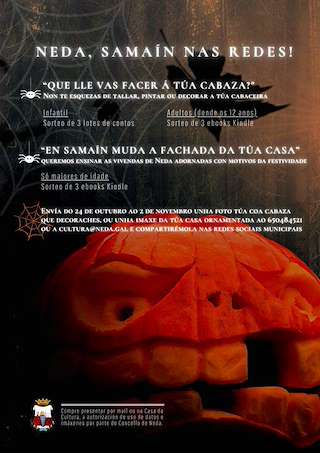 Fechas, información, programa, cartel, imágenes, mapa y ubicación de Magosto e Samaín  en  Neda
