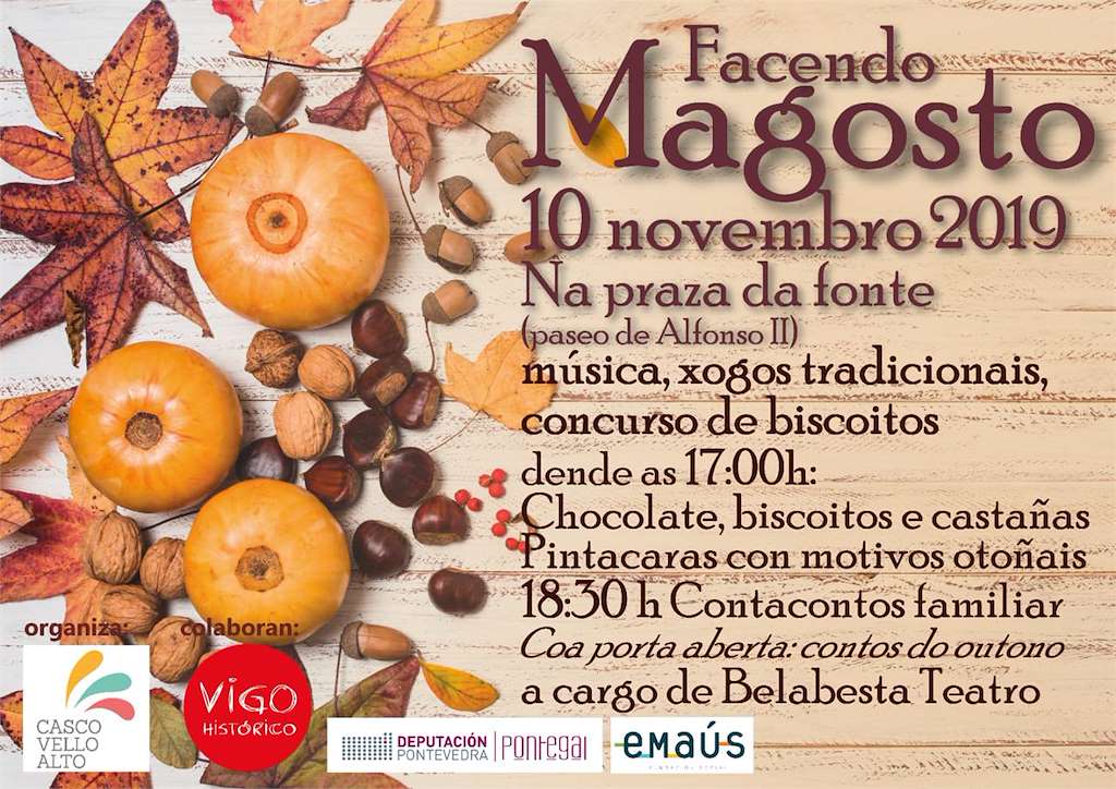 Magosto no Casco Vello Alto en Vigo