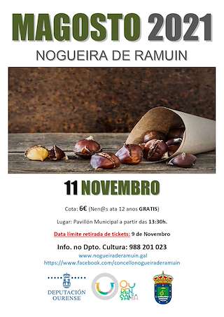 Fechas, información, programa, cartel, imágenes, mapa y ubicación de Magosto Popular  en  Nogueira de Ramuín