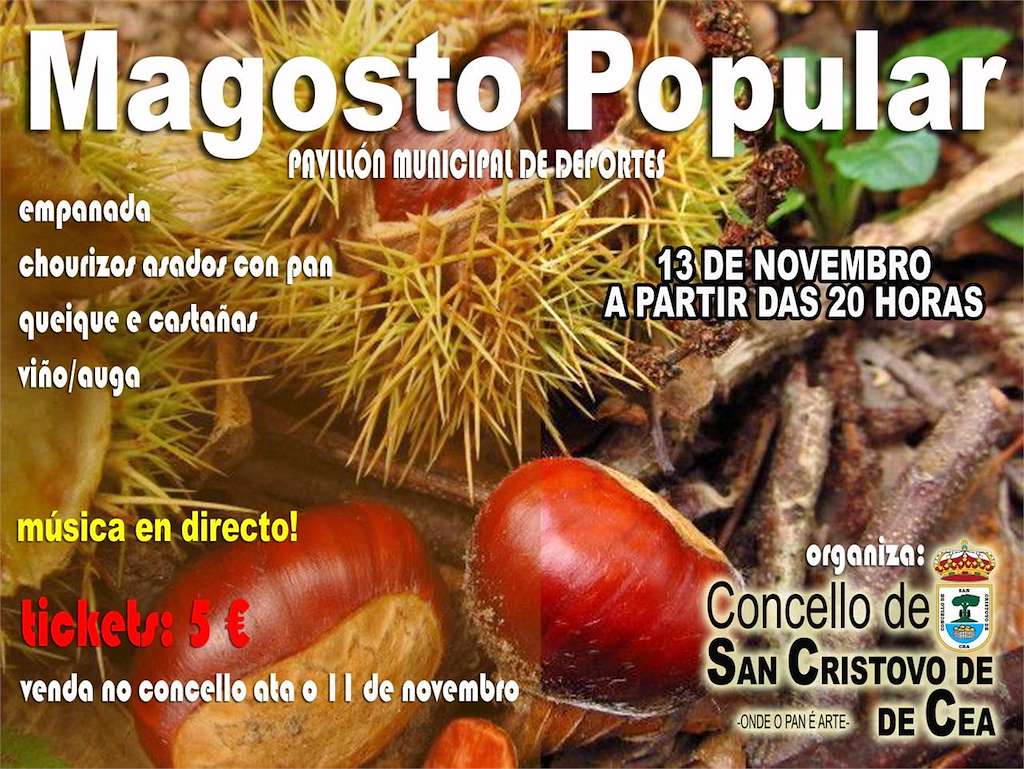 Magosto Popular en San Cristovo de Cea