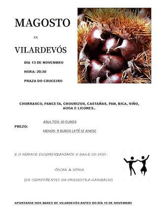 Fechas, información, programa, cartel, imágenes, mapa y ubicación de Magosto  en  Vilardevós
