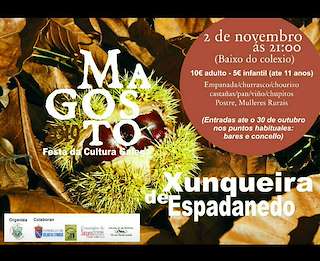 Fechas, información, programa, cartel, imágenes, mapa y ubicación de Magosto   en  Xunqueira de Espadanedo