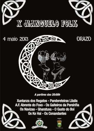 Fechas, información, programa, cartel, imágenes, mapa y ubicación de XII Manguelo Folk  en  A Estrada