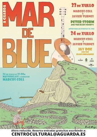 Fechas, información, programa, cartel, imágenes, mapa y ubicación de Mar de Blues (2024)  en  A Guarda