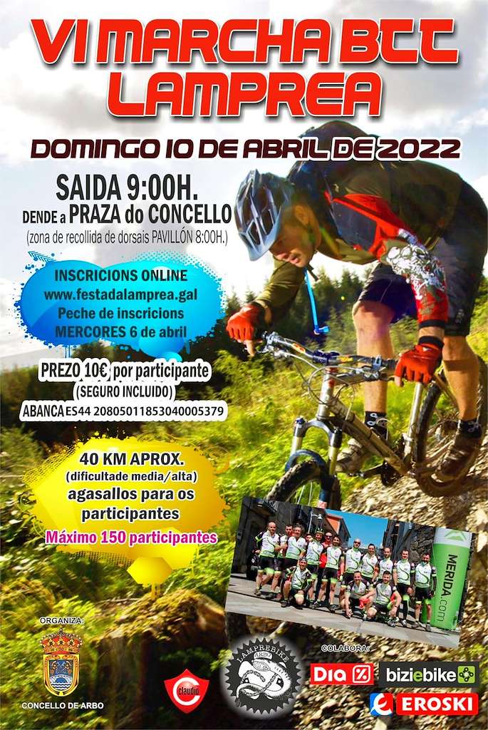 VIII Marcha BTT Lamprea en Arbo