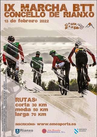 Fechas, información, programa, cartel, imágenes, mapa y ubicación de XI Marcha BTT  en  Rianxo