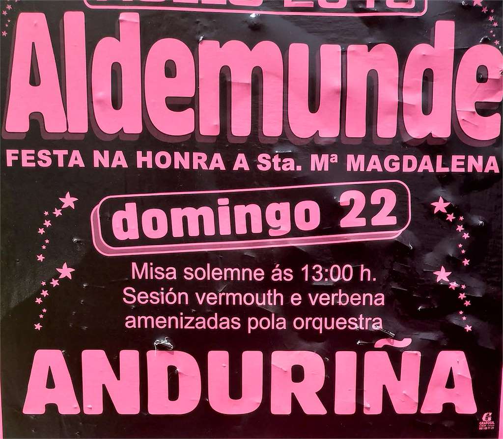 María Magdalena de Aldemunde  en Carballo