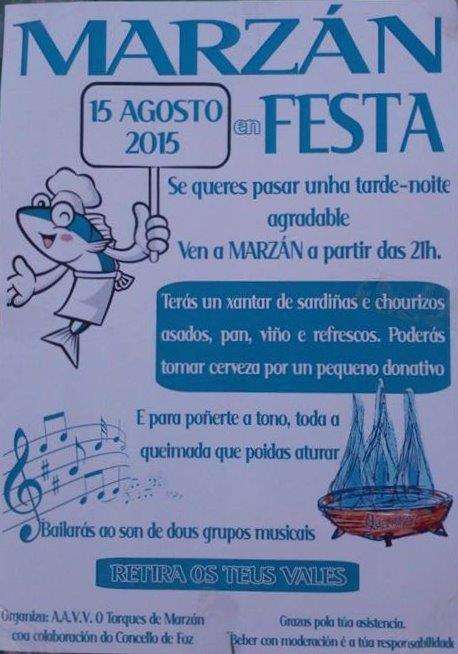 Marzán en Festas en Foz