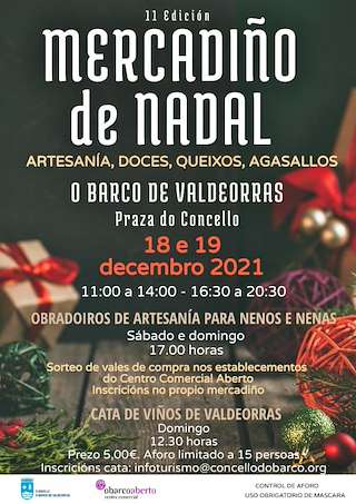 Fechas, información, programa, cartel, imágenes, mapa y ubicación de Mercadiño de Nadal   en  O Barco de Valdeorras