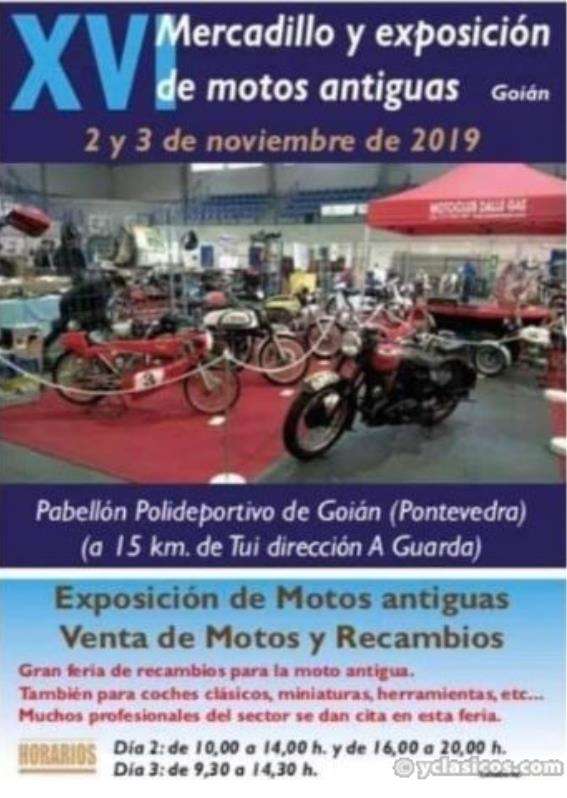 XVIII Mercadillo y Exposición de Motos Antiguas en Tomiño