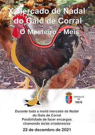 Fechas, información, programa, cartel, imágenes, mapa y ubicación de XII Mercado de Nadal do Galo de Corral  en  Meis