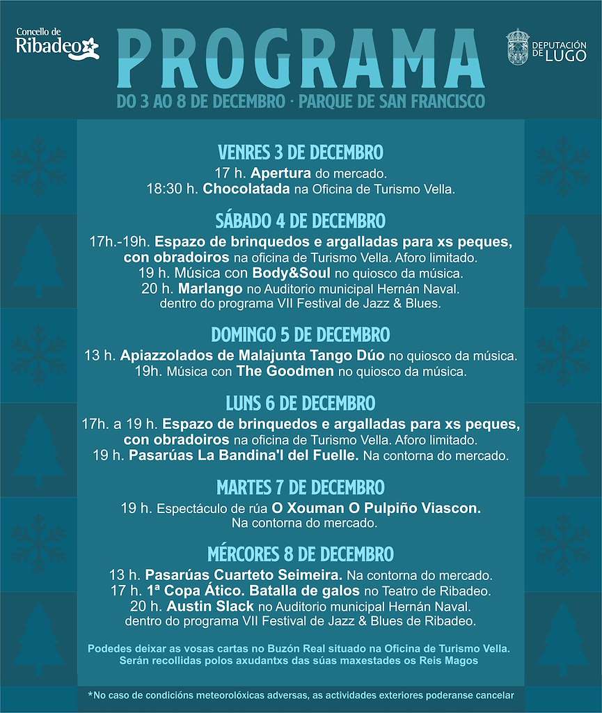 Mercado de Nadal en Ribadeo