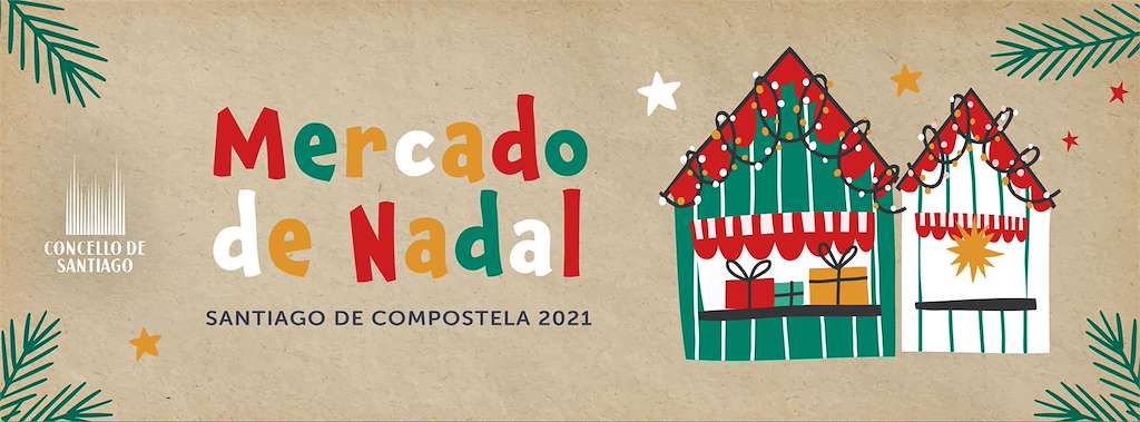 Mercado de Nadal en Santiago de Compostela