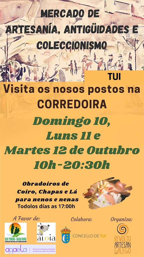 Mercado do Revolto en Tui