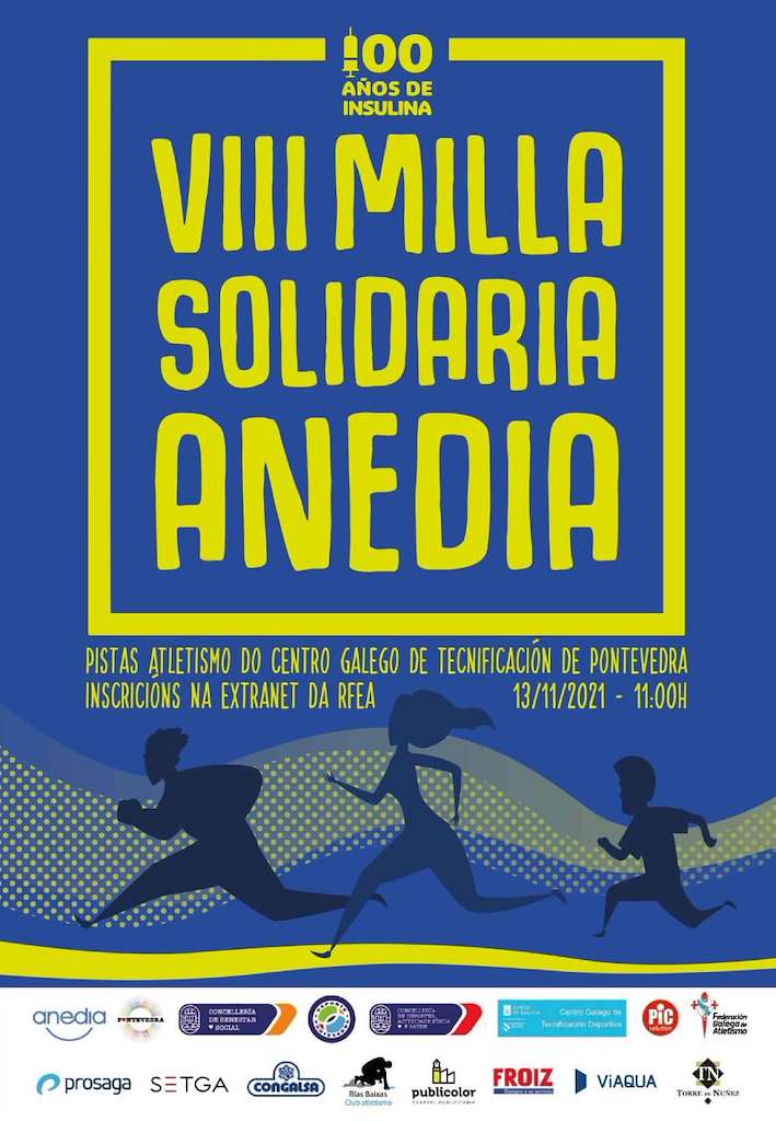X Milla Solidaria Anedia en Pontevedra