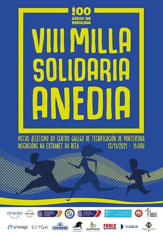 Fechas, información, programa, cartel, imágenes, mapa y ubicación de X Milla Solidaria Anedia  en  Pontevedra