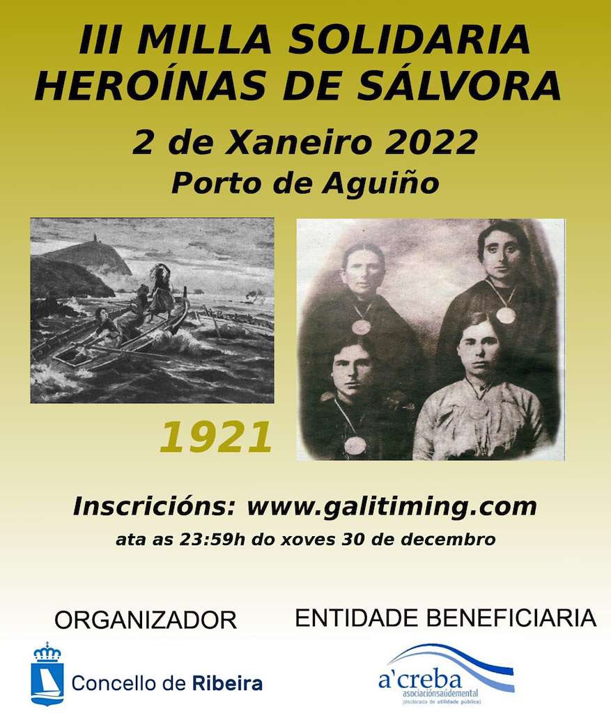 V Milla Solidaria Heroínas de Sálvora en Ribeira