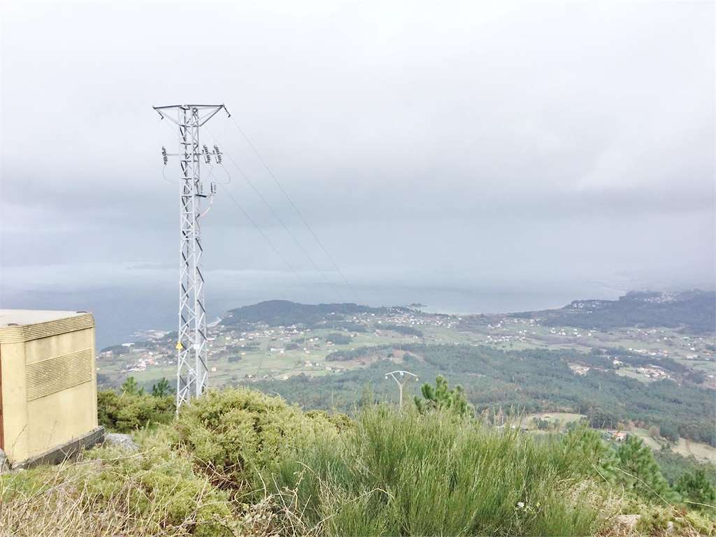 Mirador de Enxa en Porto do Son