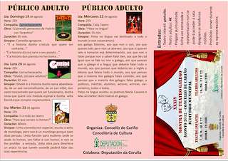 XLV Mostra de Teatro Galego en Cariño