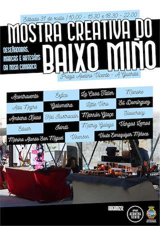 Fechas, información, programa, cartel, imágenes, mapa y ubicación de III Mostra Creativa do Baixo Miño  en  A Guarda