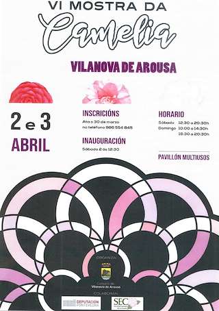 Fechas, información, programa, cartel, imágenes, mapa y ubicación de VII Mostra da Camelia  en  Vilanova de Arousa