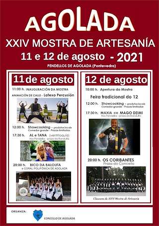 Fechas, información, programa, cartel, imágenes, mapa y ubicación de XXVI Mostra de Artesanía  en  Agolada