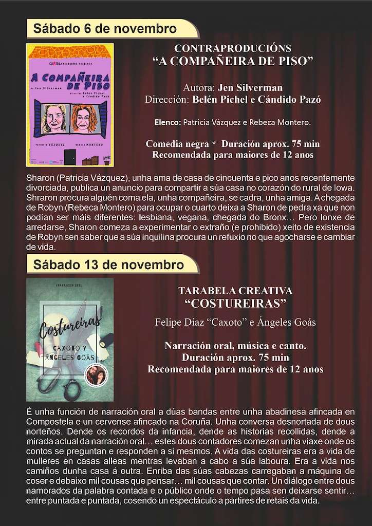 XIV Mostra de Teatro de Aguiño Francisco Lorenzo Mariño  en Ribeira