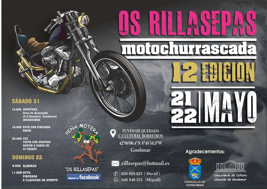 XII Motochurrascada Os Rillasepas en Gondomar