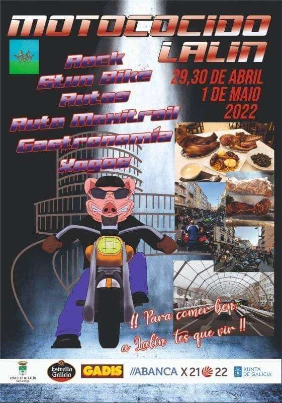Motococido en Lalín