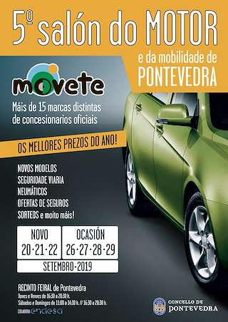 Fechas, información, programa, cartel, imágenes, mapa y ubicación de Móvete - VII Salón da Mobilidade e do Motor  en  Pontevedra