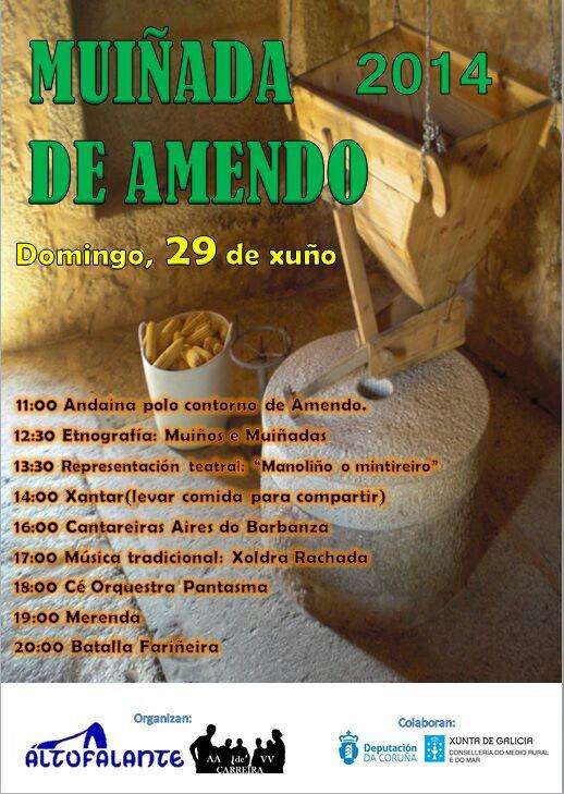 Muiñada de Amendo (2024) en Ribeira