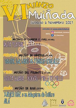 Fechas, información, programa, cartel, imágenes, mapa y ubicación de VIII Muiñada  en  Vimianzo