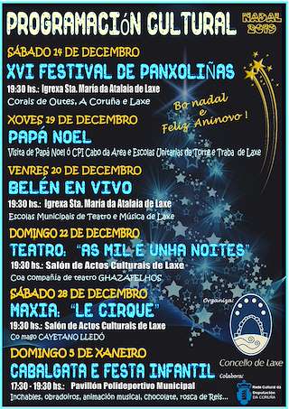 Programa de Nadal - Cabalgata de Reis en Laxe