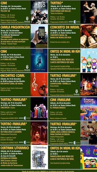 Fechas, información, programa, cartel, imágenes, mapa y ubicación de Nadal Cultural  en  Noia