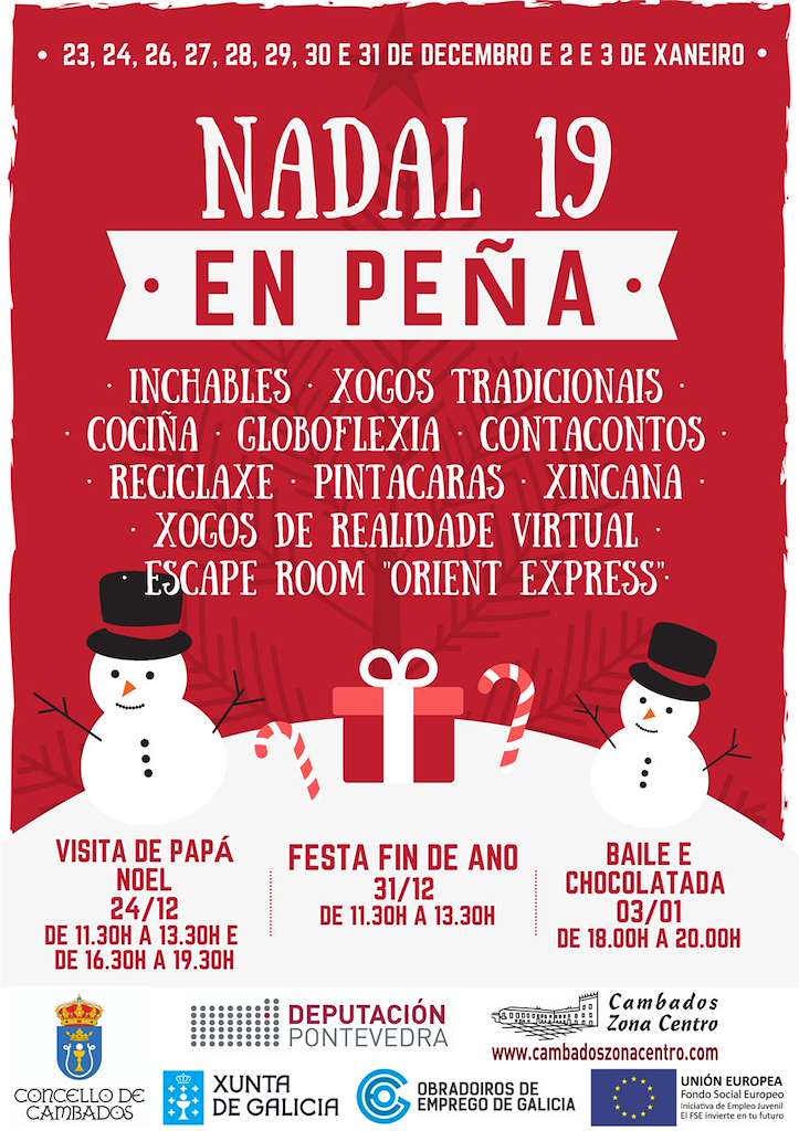 Nadal no Salón Peña en Cambados