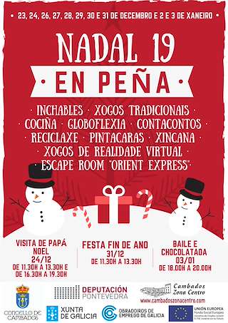 Fechas, información, programa, cartel, imágenes, mapa y ubicación de Nadal no Salón Peña  en  Cambados