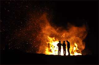 Noite de San Xoán de Castrolandín en Cuntis
