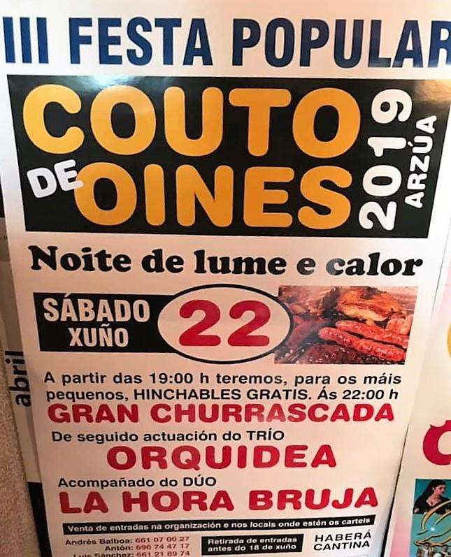 Noite de Lume e Calor de Couto de Oines  (2024) en Arzúa