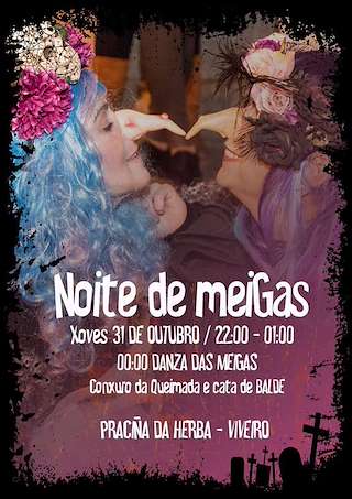 Fechas, información, programa, cartel, imágenes, mapa y ubicación de Noite de Meigas  en  Viveiro