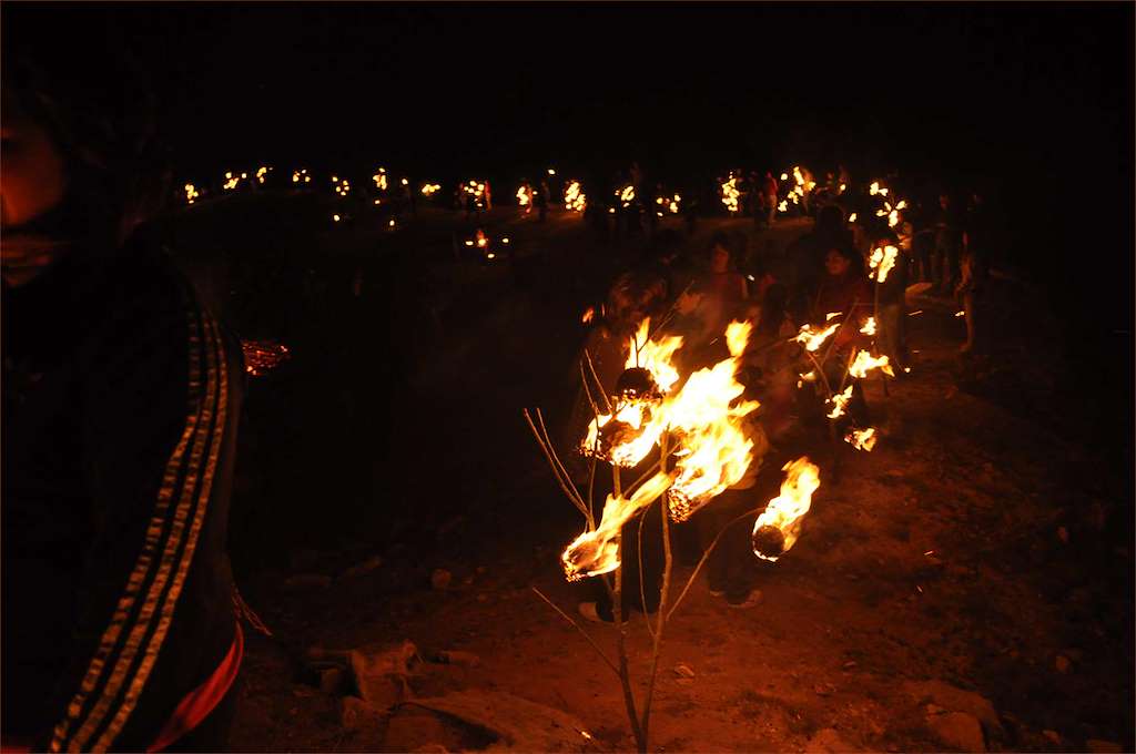 Noite de San Xoán de Castrolandín en Cuntis