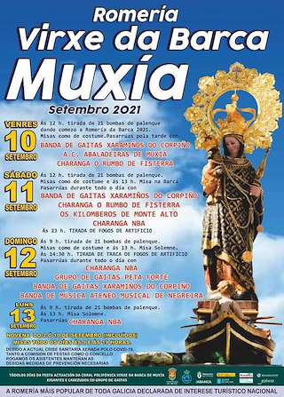 Fechas, información, programa, cartel, imágenes, mapa y ubicación de Nosa Señora da Barca   en  Muxía