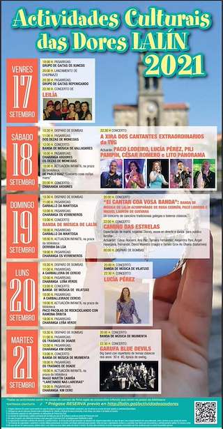 Fechas, información, programa, cartel, imágenes, mapa y ubicación de Nosa Señora das Dores  en  Lalín