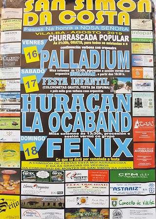 Fechas, información, programa, cartel, imágenes, mapa y ubicación de Nosa Señora de San Simón da Costa  en  Vilalba