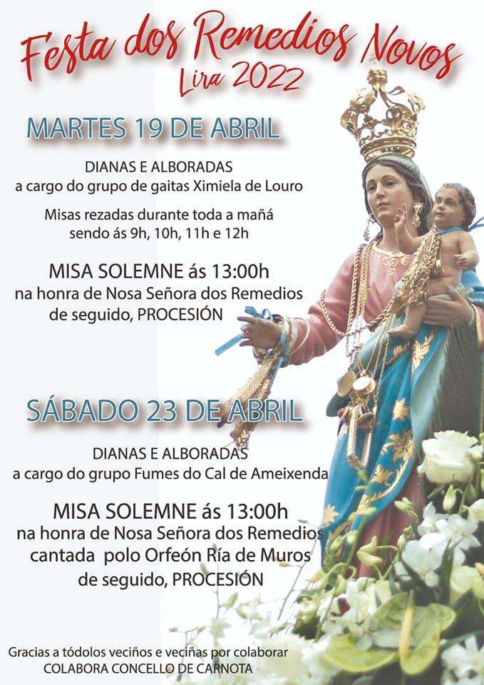 Nosa Señora dos Remedios Novos de Lira en Carnota